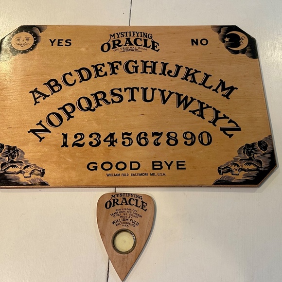 Rare William Fuld Mystifying Oracle Ouija Board with Planche and Box - Picture 2 of 14